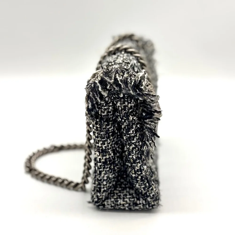 Kurt Geiger Tweed Mini Brixton Bag